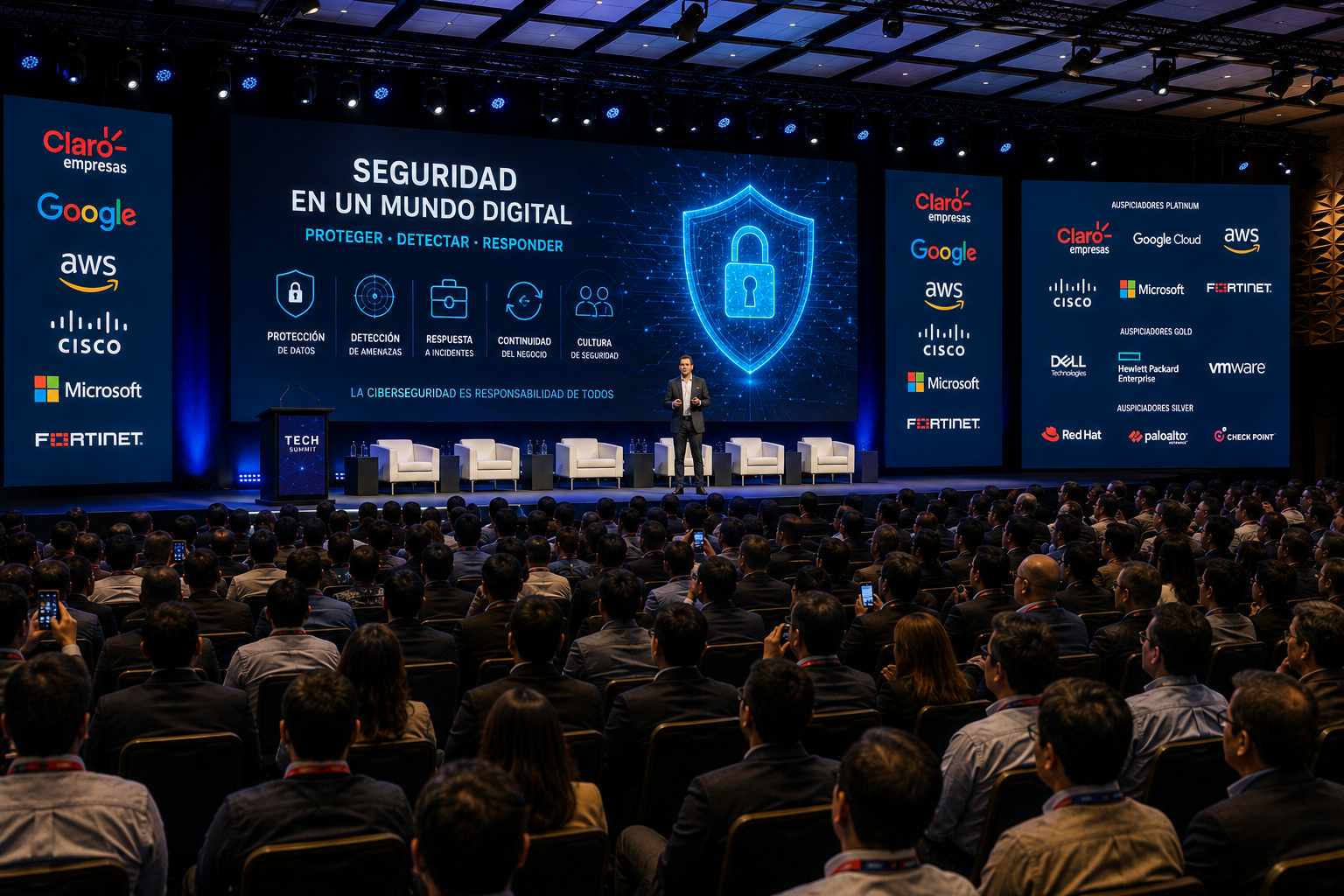 Escenario del evento CyberTech